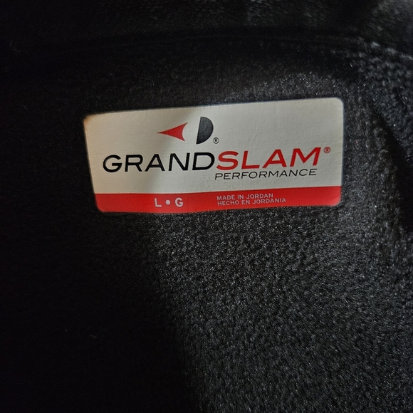 Grandslam Men's 1/4 Zip Pullover Black Size Large - Picture 2 of 9